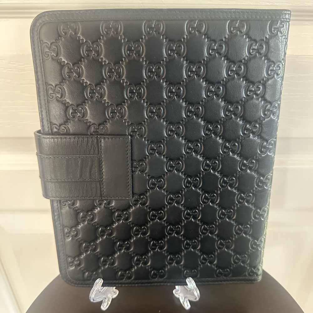 Gucci Guccissima Tablet Cover Case - Black GG Monogram - Authentic - EUC - Picture 2 of 12